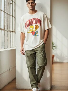 Chinatown Market The Simpsons Air Bart  Basketball T-Shirt XL